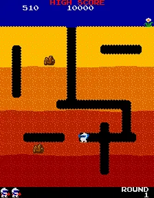 Dig Dug – Aus dem Spiel