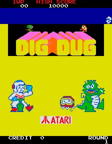 Dig Dug – Titelbildschirm