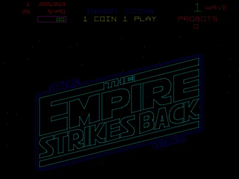 The Empire Strikes Back (1985, Atari) – Title screen