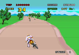 Enduro Racer – In-game