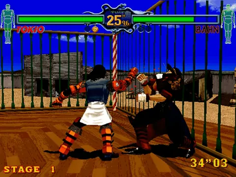 Fighting Vipers – Ze hry