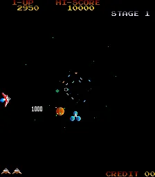 Gyruss – En jeu