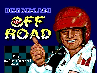 Ironman Ivan Stewart's Super Off Road – Titelbildschirm
