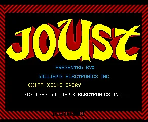 Joust – Titulní obrazovka