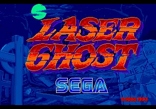 Laser Ghost – Titelbildschirm