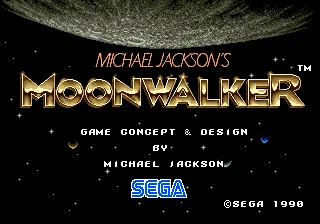 Michael Jackson's Moonwalker – Title screen