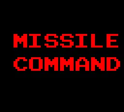 Missile Command – Title screen
