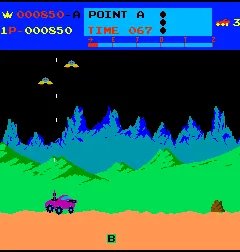 Moon Patrol – In-game