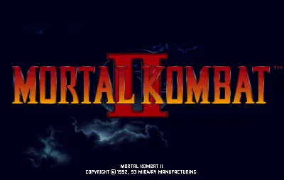Mortal Kombat II – Titulní obrazovka
