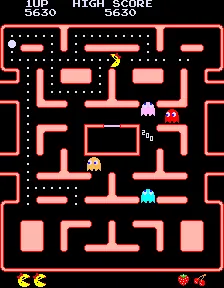 Ms. Pac-Man – En jeu