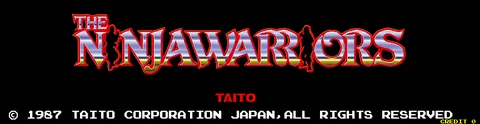 The Ninja Warriors – Titelbildschirm