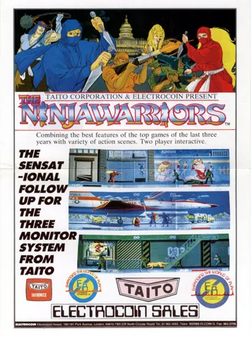 The Ninja Warriors – boxart