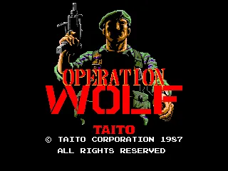 Operation Wolf – Écran-titre