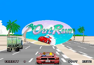 Out Run – Écran-titre