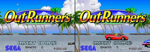 Outrun – Titelbildschirm