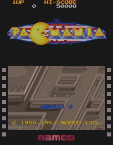 Pac-Mania – Titulní obrazovka