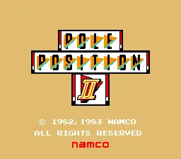 Pole Position II – Écran-titre