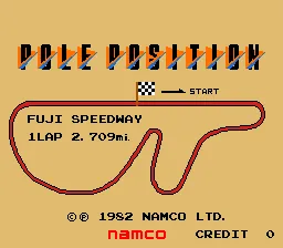 Pole Position – Titulní obrazovka