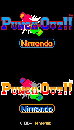 Punch-Out!! – Écran-titre