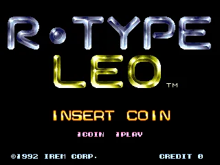 R-Type Leo – Titulní obrazovka