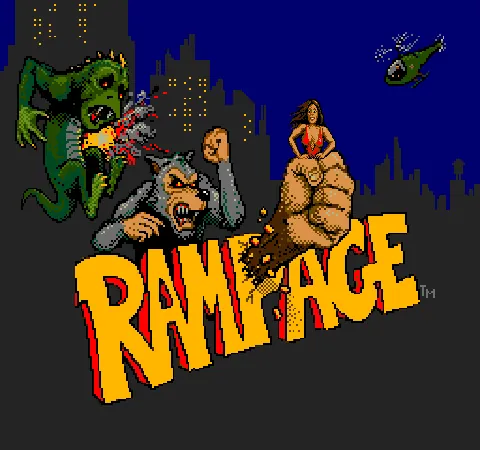 Rampage – Titelbildschirm