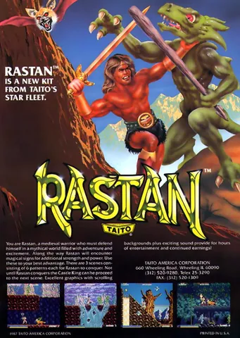 Rastan – boxart