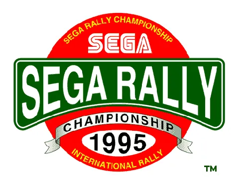 Sega Rally – Title screen