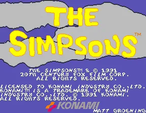 The Simpsons – Titulní obrazovka