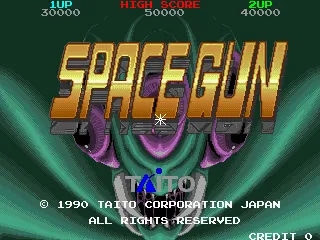 Space Gun – Écran-titre