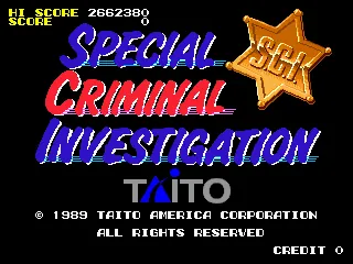 Special Criminal Investigation – Title screen