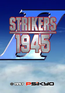 Strikers 1945 II – Title screen