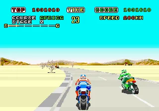 Super Hang-On – Aus dem Spiel