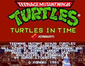 Teenage Mutant Ninja Turtles: Turtles in Time – Aus dem Spiel
