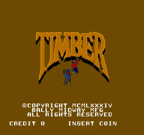 Timber – Titelbildschirm