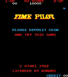 Time Pilot – Titelbildschirm