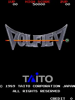 Volfied – Titulní obrazovka