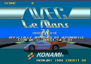 WEC Le Mans 24 – Title screen