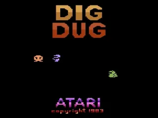 Dig Dug – Titelbildschirm
