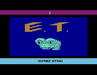 E.T. the Extra-Terrestrial – Titulní obrazovka