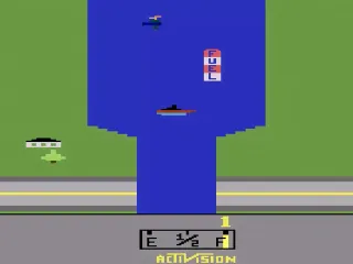 River Raid – Title screen