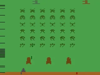 Space Invaders – Titelbildschirm