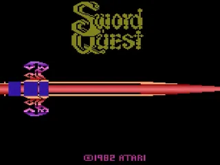 Swordquest: EarthWorld – Titelbildschirm