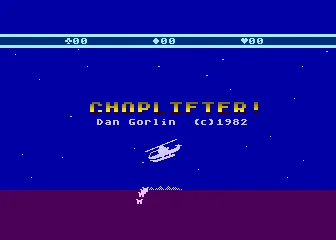 Choplifter! – Title screen