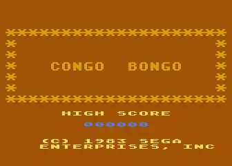 Congo Bongo – Écran-titre