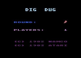 Dig Dug – Écran-titre