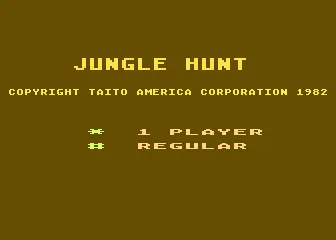 Jungle Hunt – Titulní obrazovka