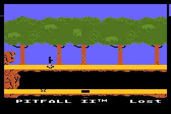 Pitfall II: The Lost Caverns – Écran-titre