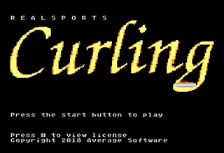 RealSports Curling – En jeu