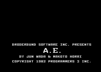 River Raid – Title screen
