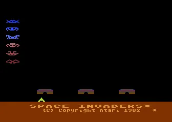 Space Invaders – Titulní obrazovka